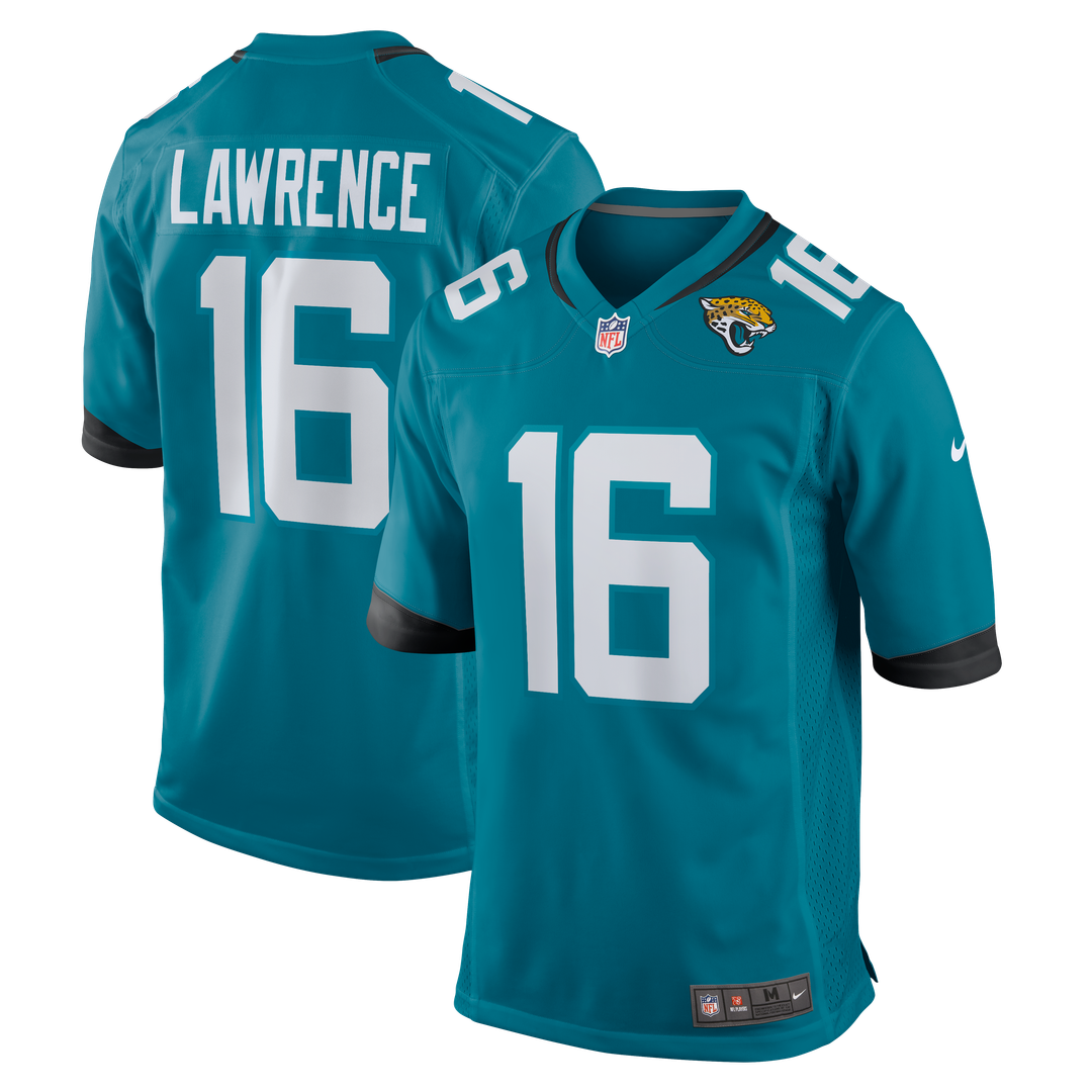 Trevor Lawrence Jacksonville Jaguars Nike Teal Home Game Jersey