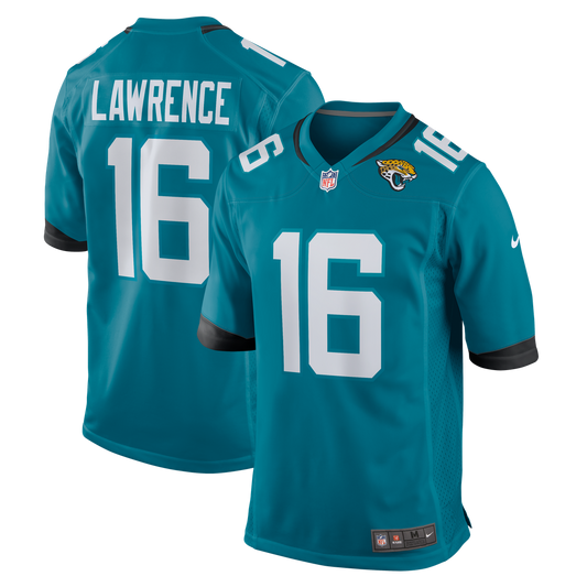 Trevor Lawrence Jacksonville Jaguars Nike Teal Home Game Jersey