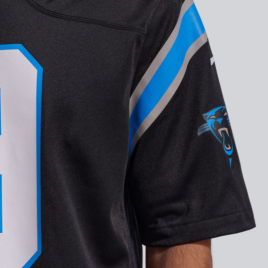 Bryce Young Carolina Panthers Nike Black Team Game Jersey