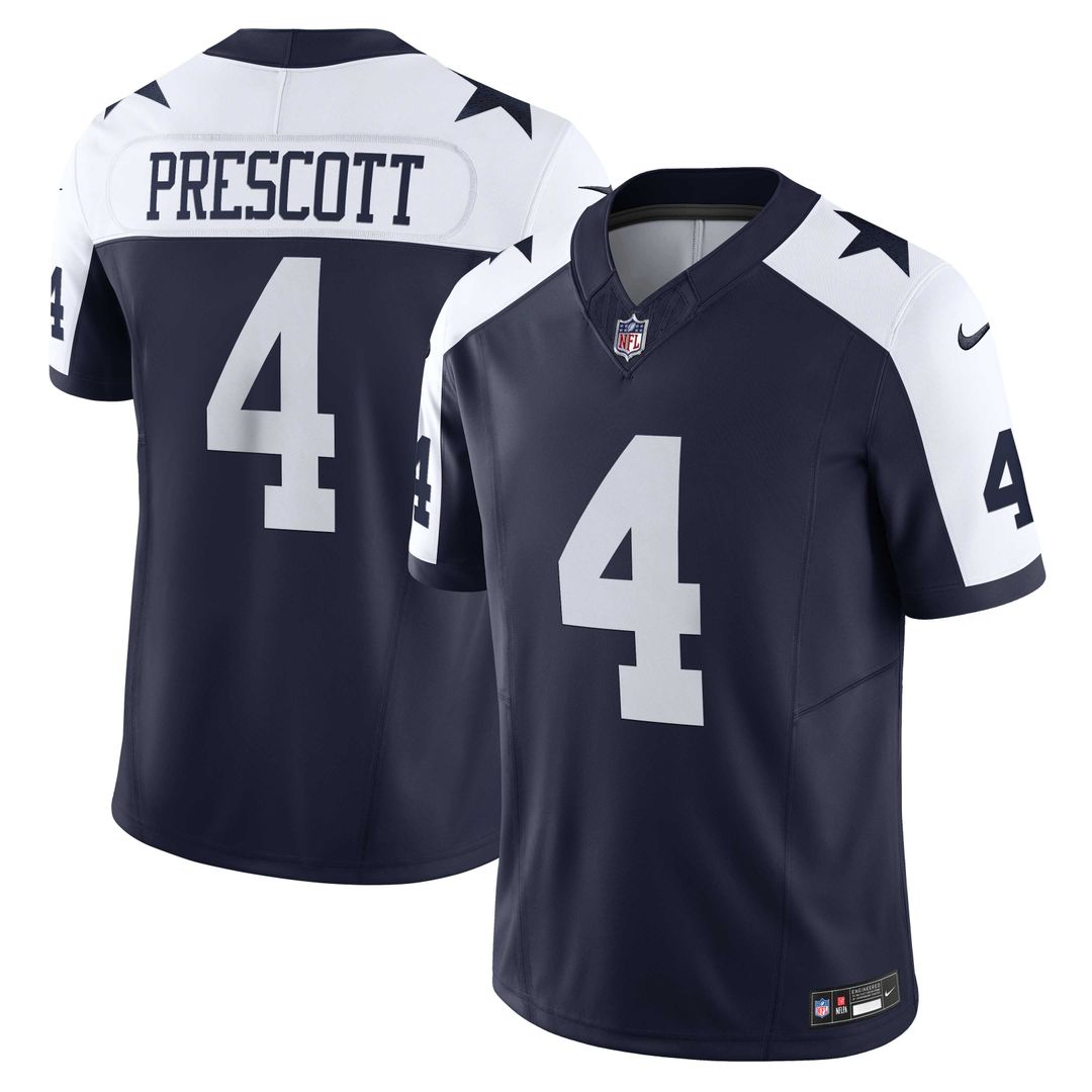 Dak Prescott Dallas Cowboys Nike Navy Vapor F.U.S.E. Limited Jersey