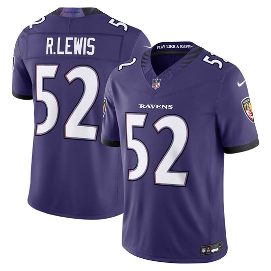 Ray Lewis Baltimore Ravens Nike Purple Vapor F.U.S.E. Stitched Retired Limited Jersey
