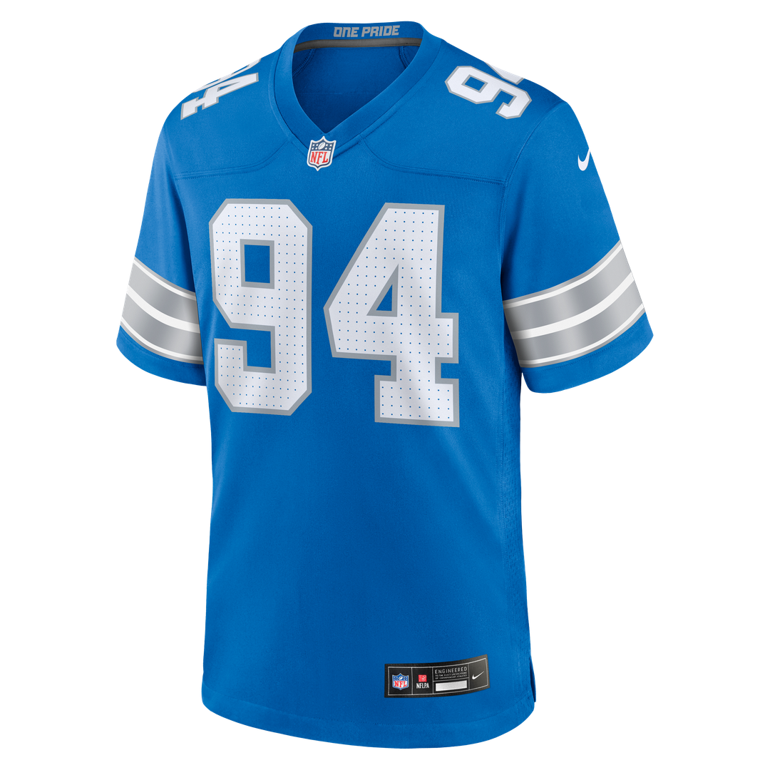 Mekhi Wingo Detroit Lions Nike Blue Team Game Jersey