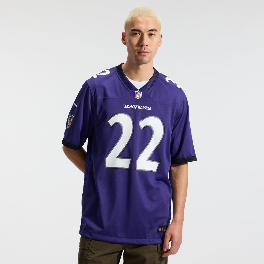 Derrick Henry Baltimore Ravens Nike Purple Team Game Jersey
