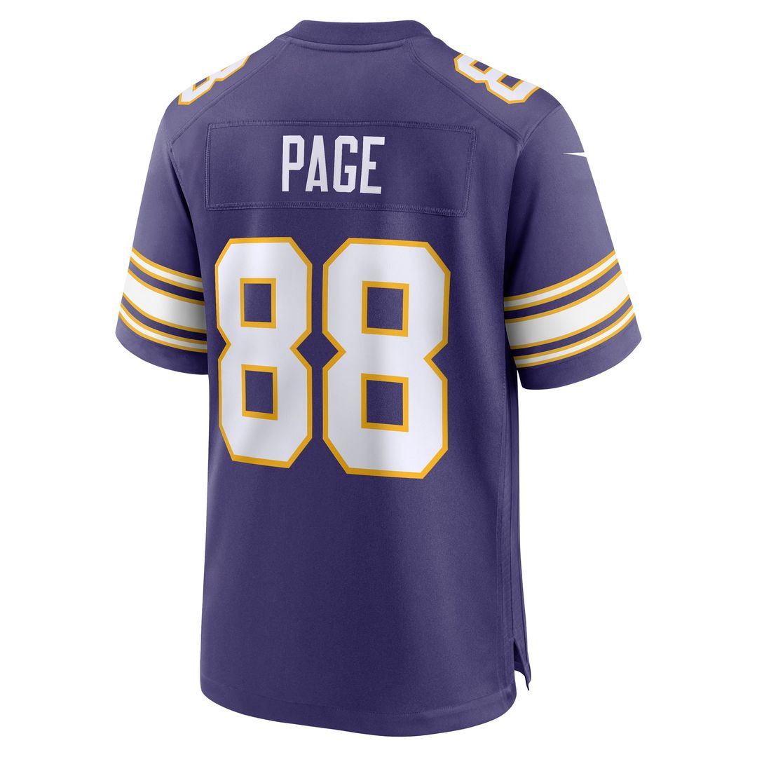 Alan Page Minnesota Vikings Nike Purple Retired Player Alternate Game Jersey