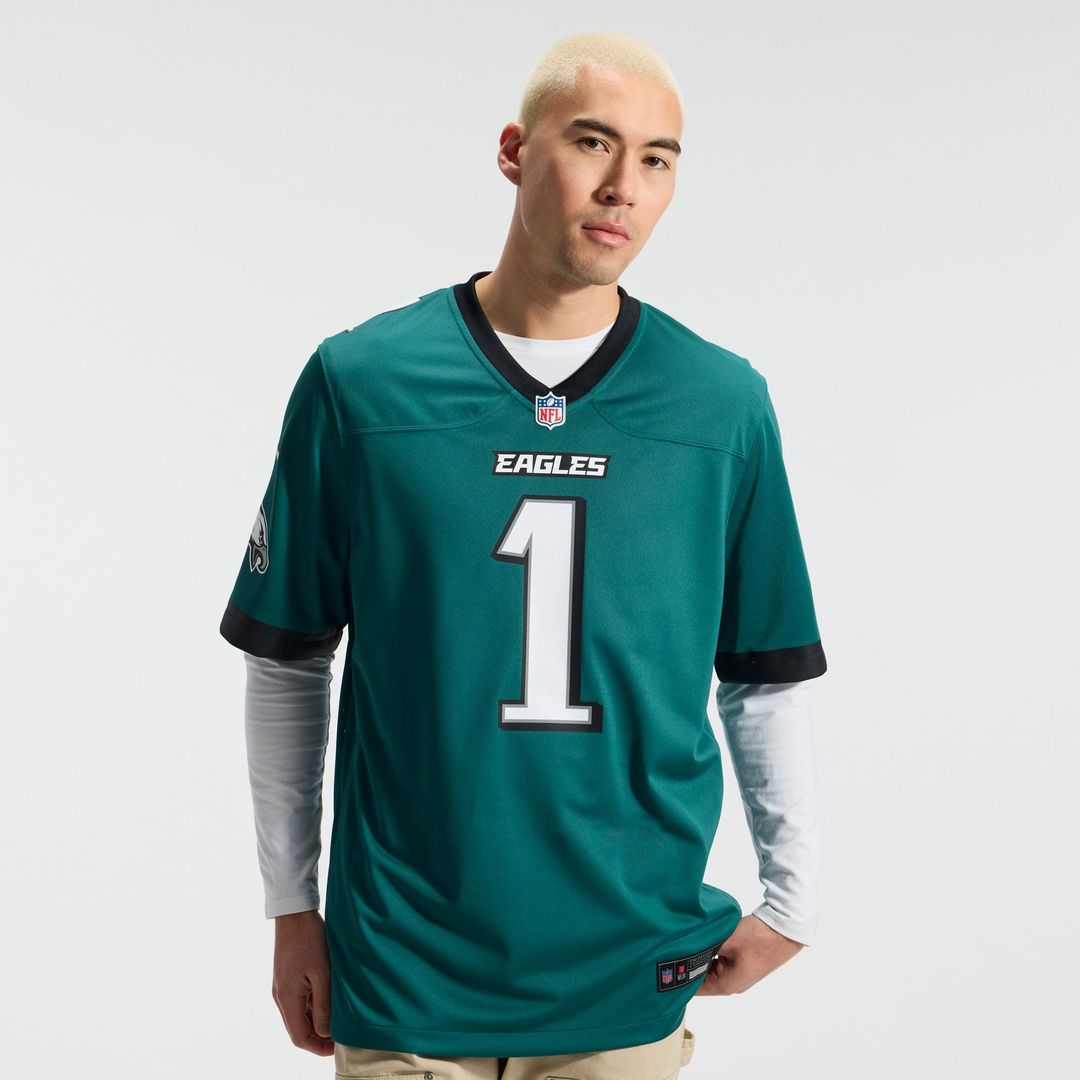 Jalen Hurts Philadelphia Eagles Nike Midnight Green Team Game Jersey
