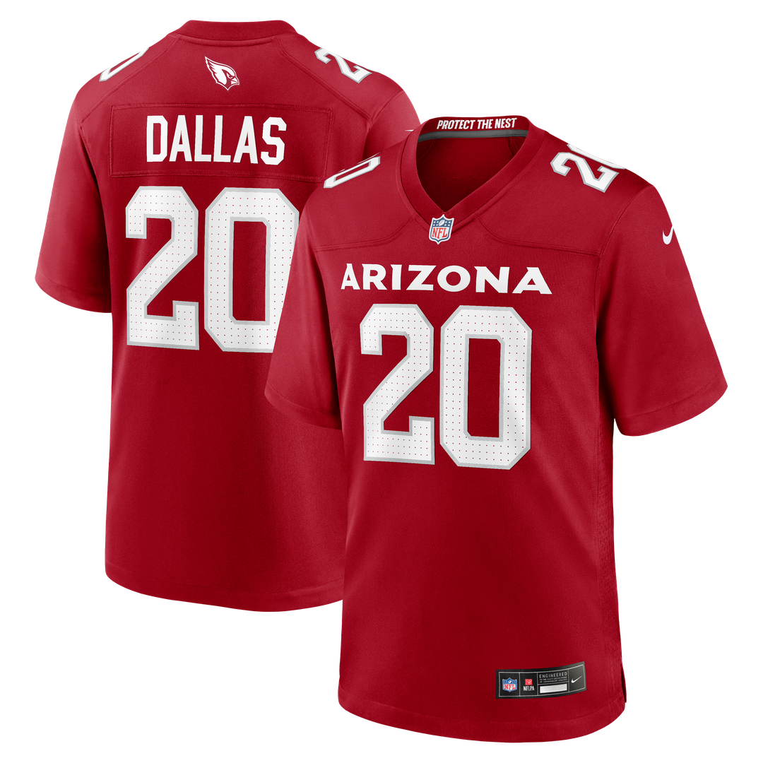 DeeJay Dallas Arizona Cardinals Nike Cardinal Team Game Jersey