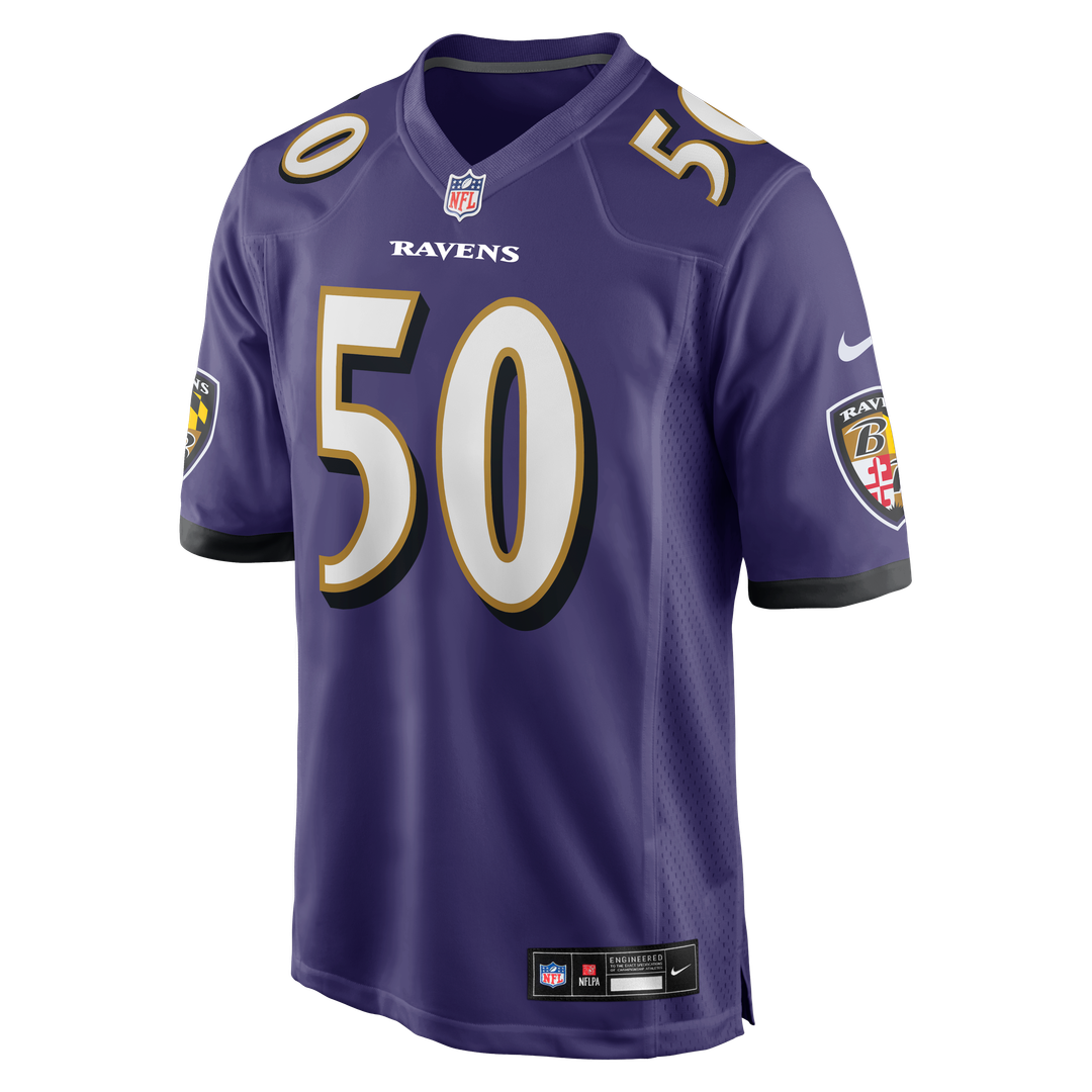Adisa Isaac Baltimore Ravens Nike Purple Team Game Jersey