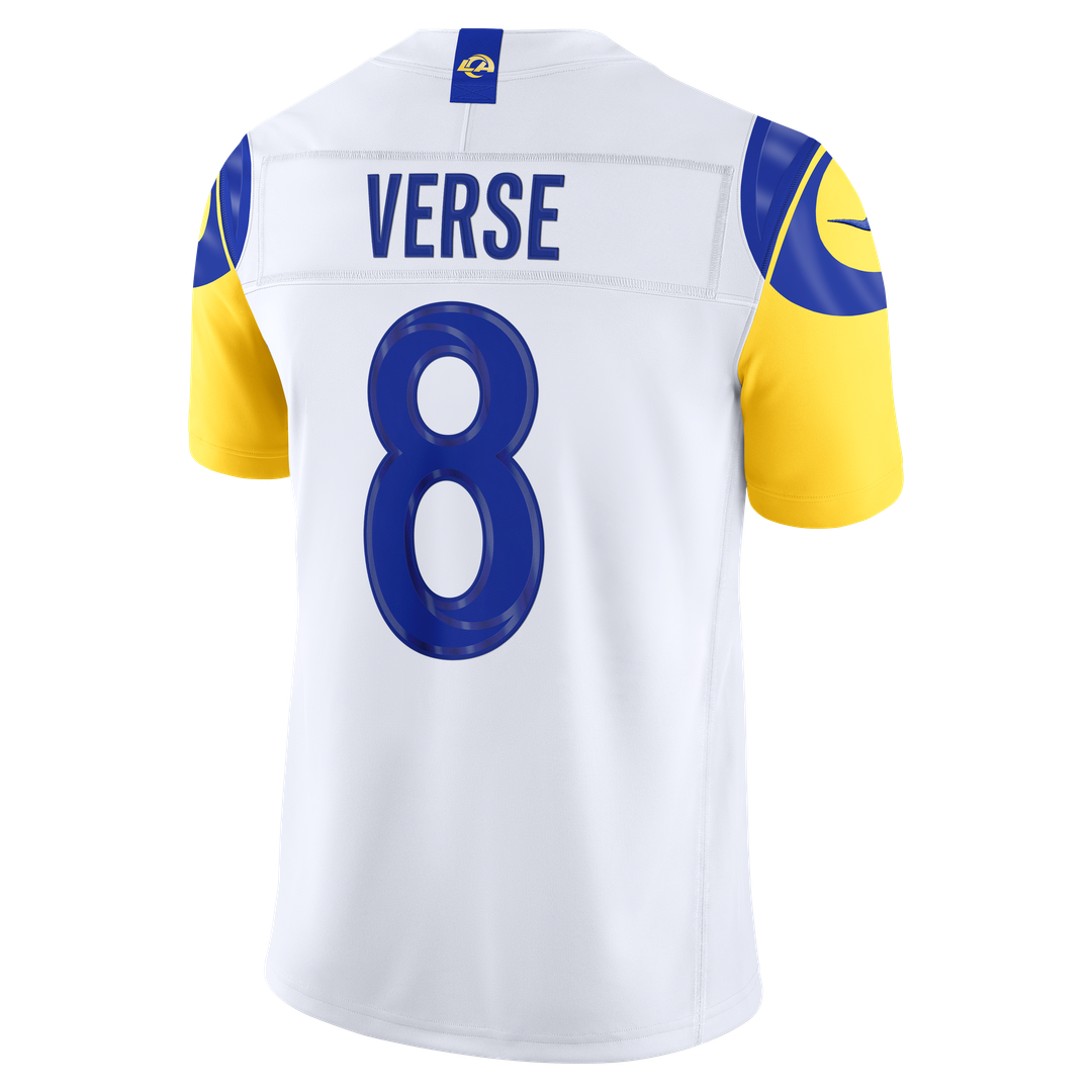 Jared Verse Los Angeles Rams Nike White Vapor F.U.S.E. Stitched Limited Jersey