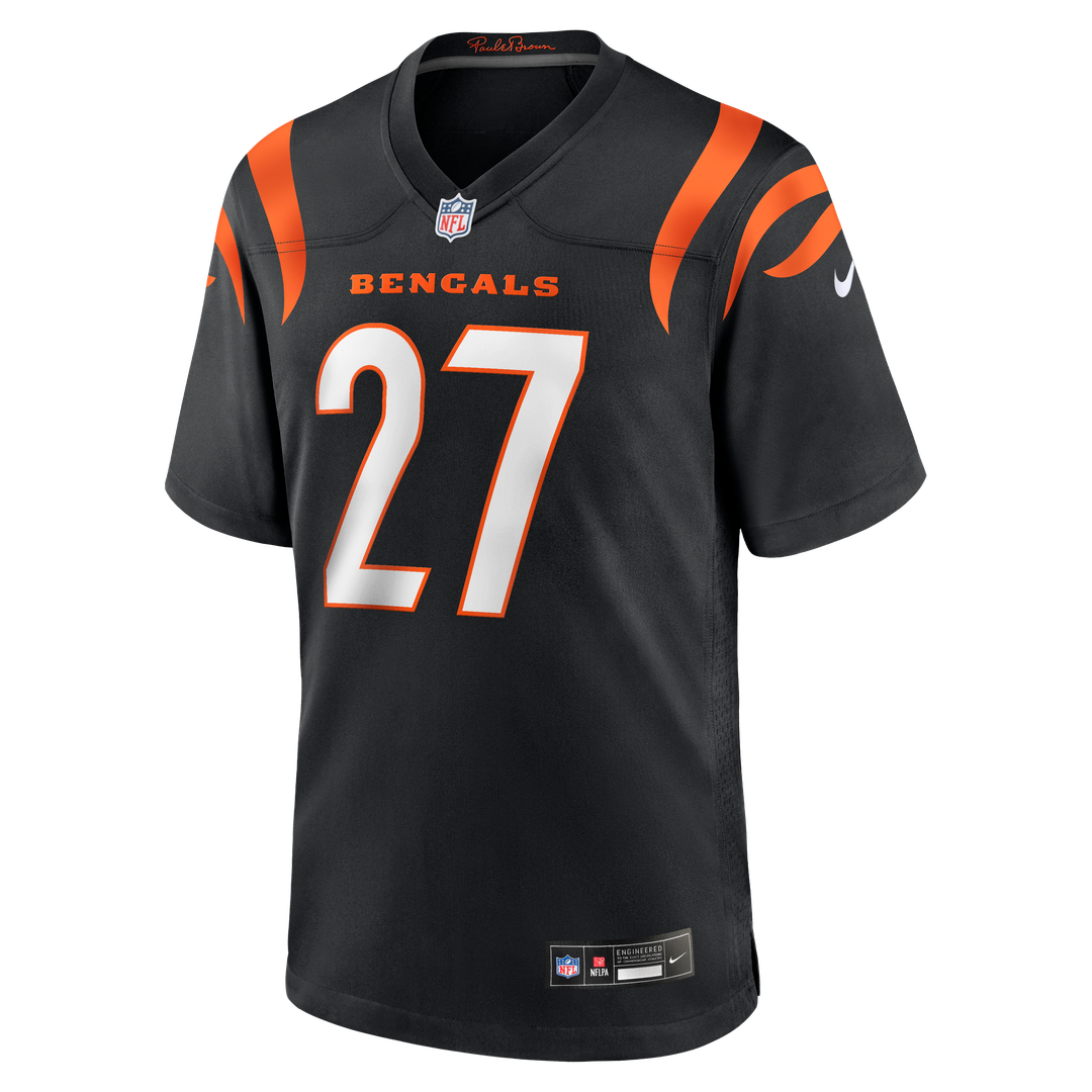 Jordan Battle Cincinnati Bengals Nike Black Team Game Jersey