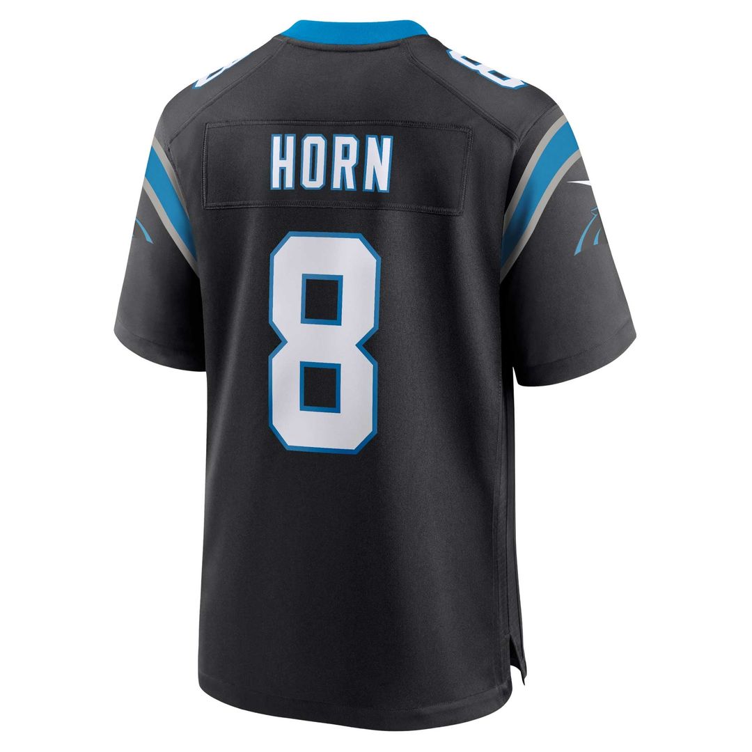Jaycee Horn Carolina Panthers Nike Black Game Jersey