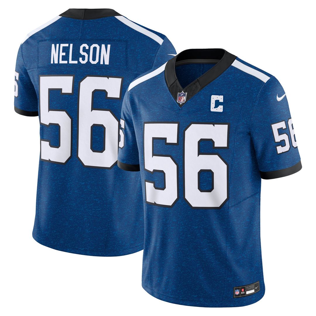 Quenton Nelson Indianapolis Colts Nike Blue Vapor F.U.S.E. Limited Jersey
