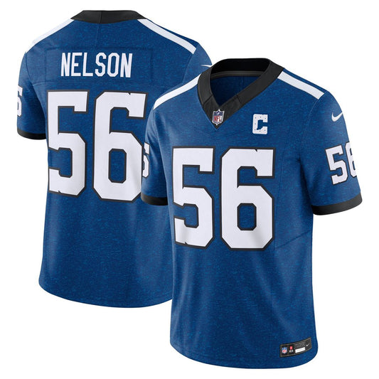 Quenton Nelson Indianapolis Colts Nike Blue Vapor F.U.S.E. Limited Jersey