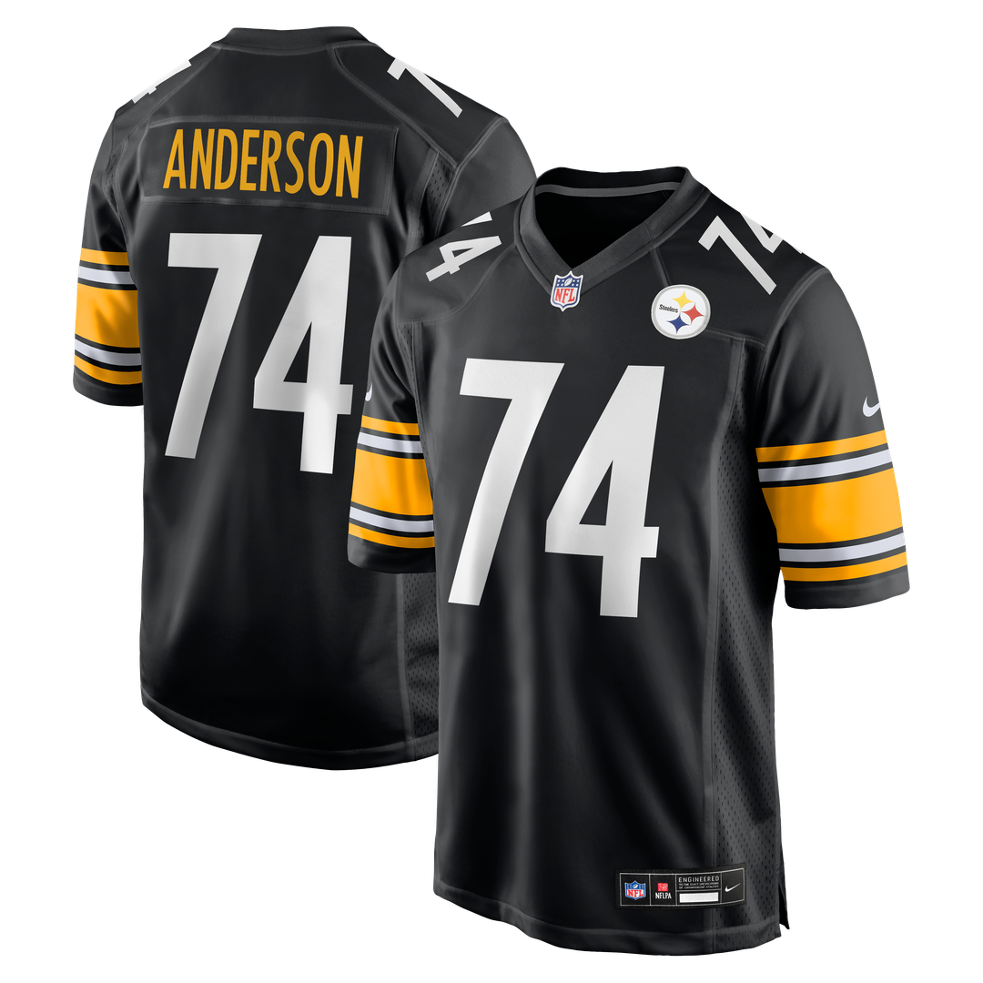 Spencer Anderson Pittsburgh Steelers Nike Black Game Jersey