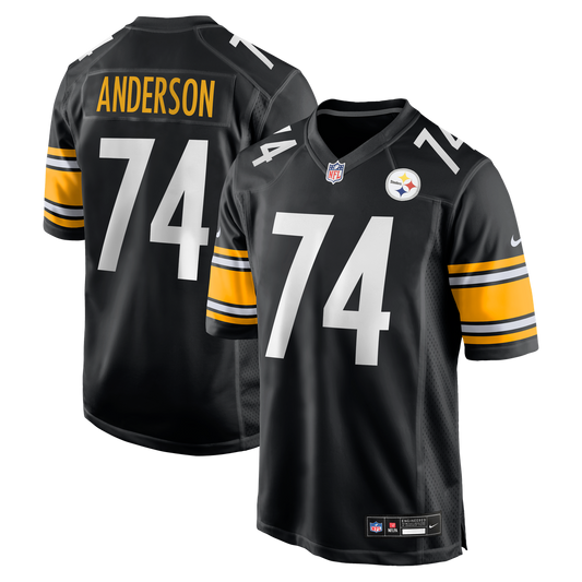 Spencer Anderson Pittsburgh Steelers Nike Black Game Jersey