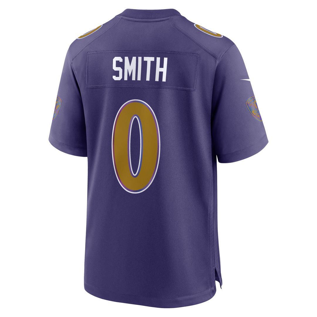 Roquan Smith Baltimore Ravens Nike Black Alternate Game Jersey