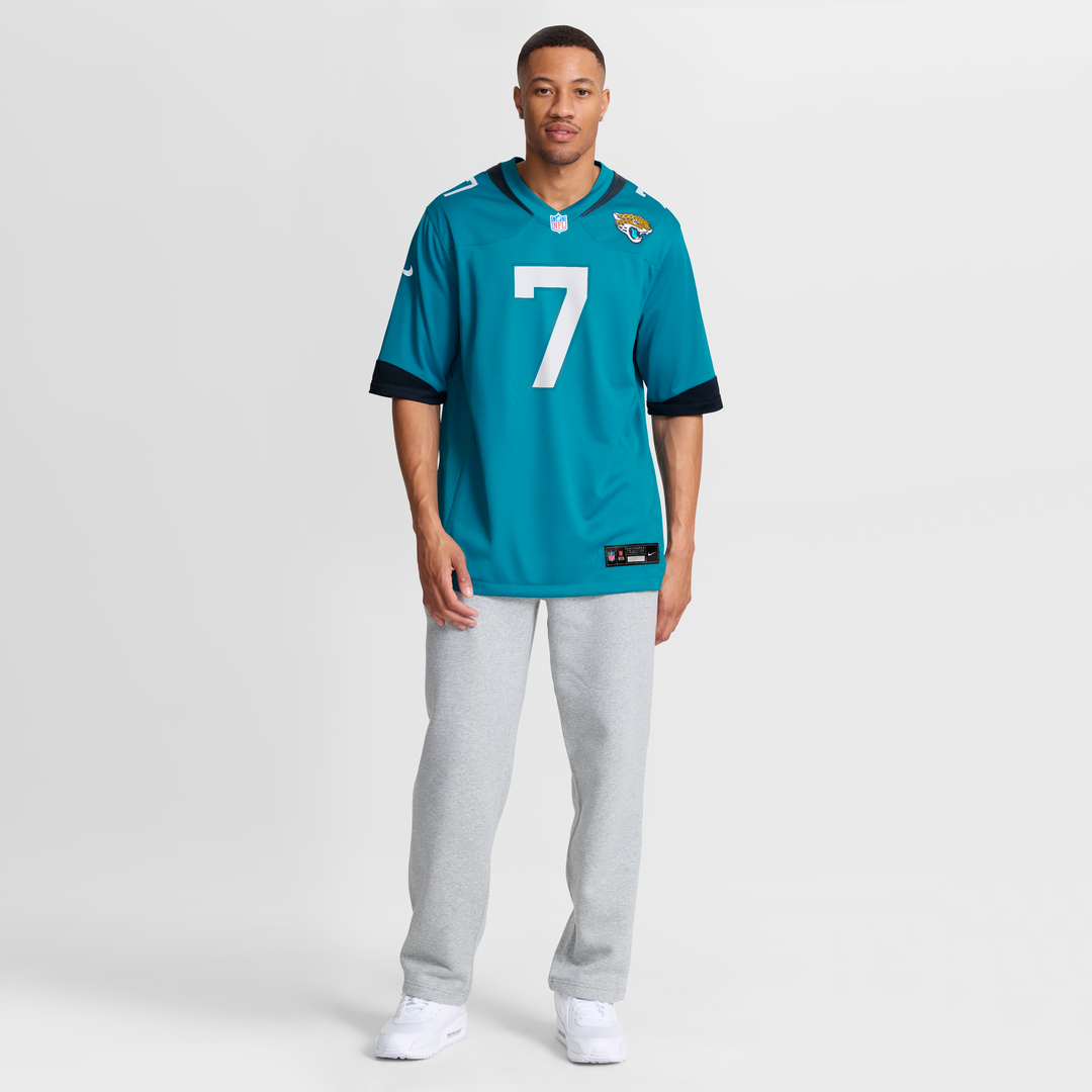 Brian Thomas Jr Jacksonville Jaguars Nike Teal Player Game Jersey