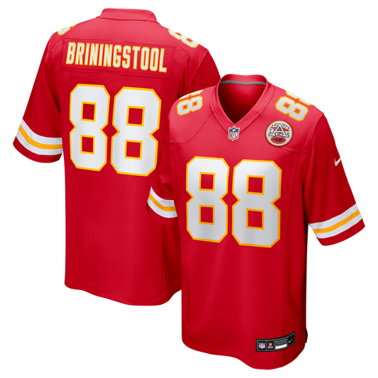 Jake Briningstool Kansas City Chiefs Nike Red Team Game Jersey