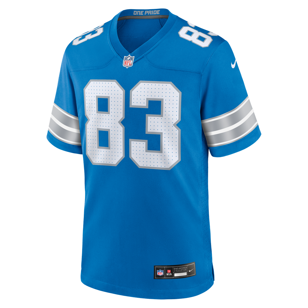 Tyler Conklin Detroit Lions Nike Blue Team Game Jersey