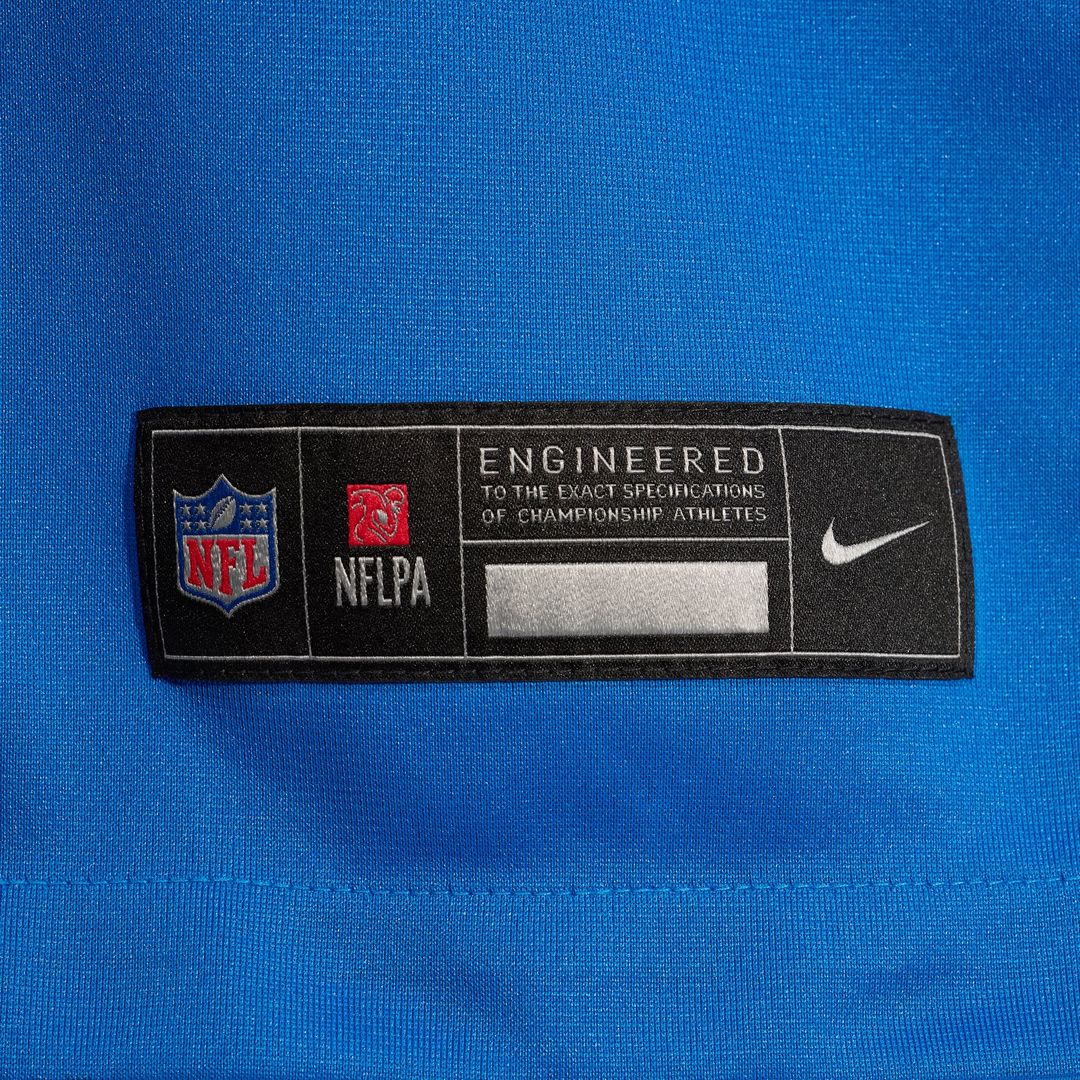 Arthur Maulet Detroit Lions Nike Blue Team Game Jersey