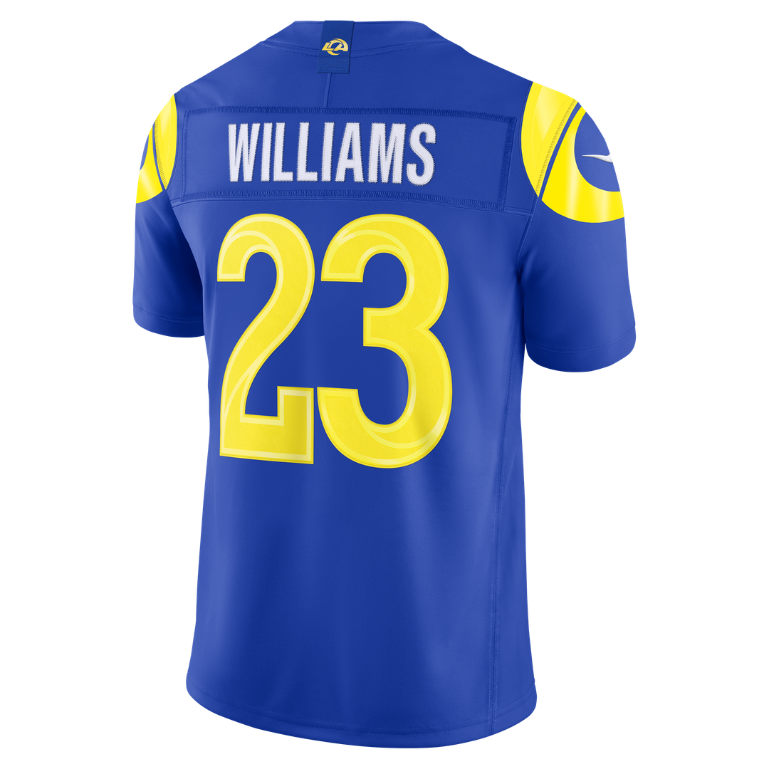 Kyren Williams Los Angeles Rams Nike White Vapor F.U.S.E. Stitched Limited Jersey