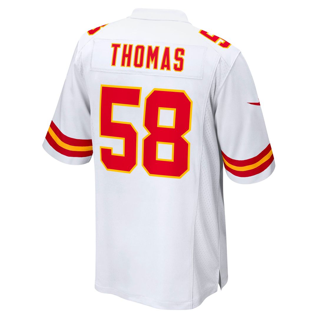 Derrick Thomas Kansas City Chiefs Nike White Retired Player Game Jersey