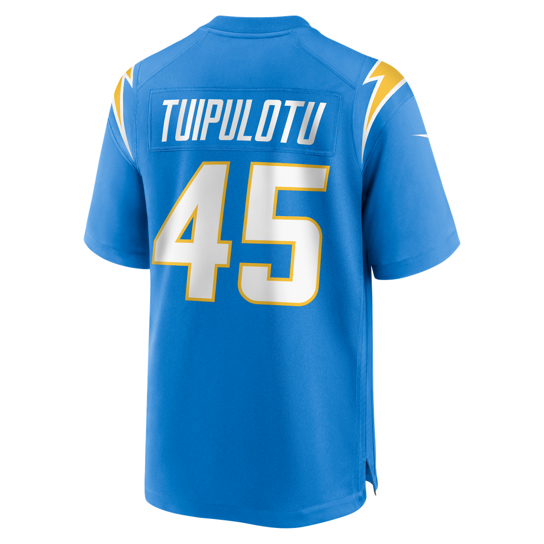 Tuli Tuipulotu Los Angeles Chargers Nike Powder Blue Team Game Jersey