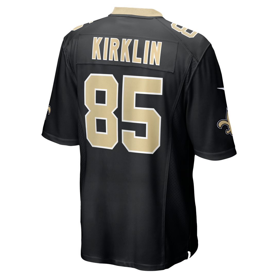 Jontre Kirklin New Orleans Saints Nike Black Team Game Jersey