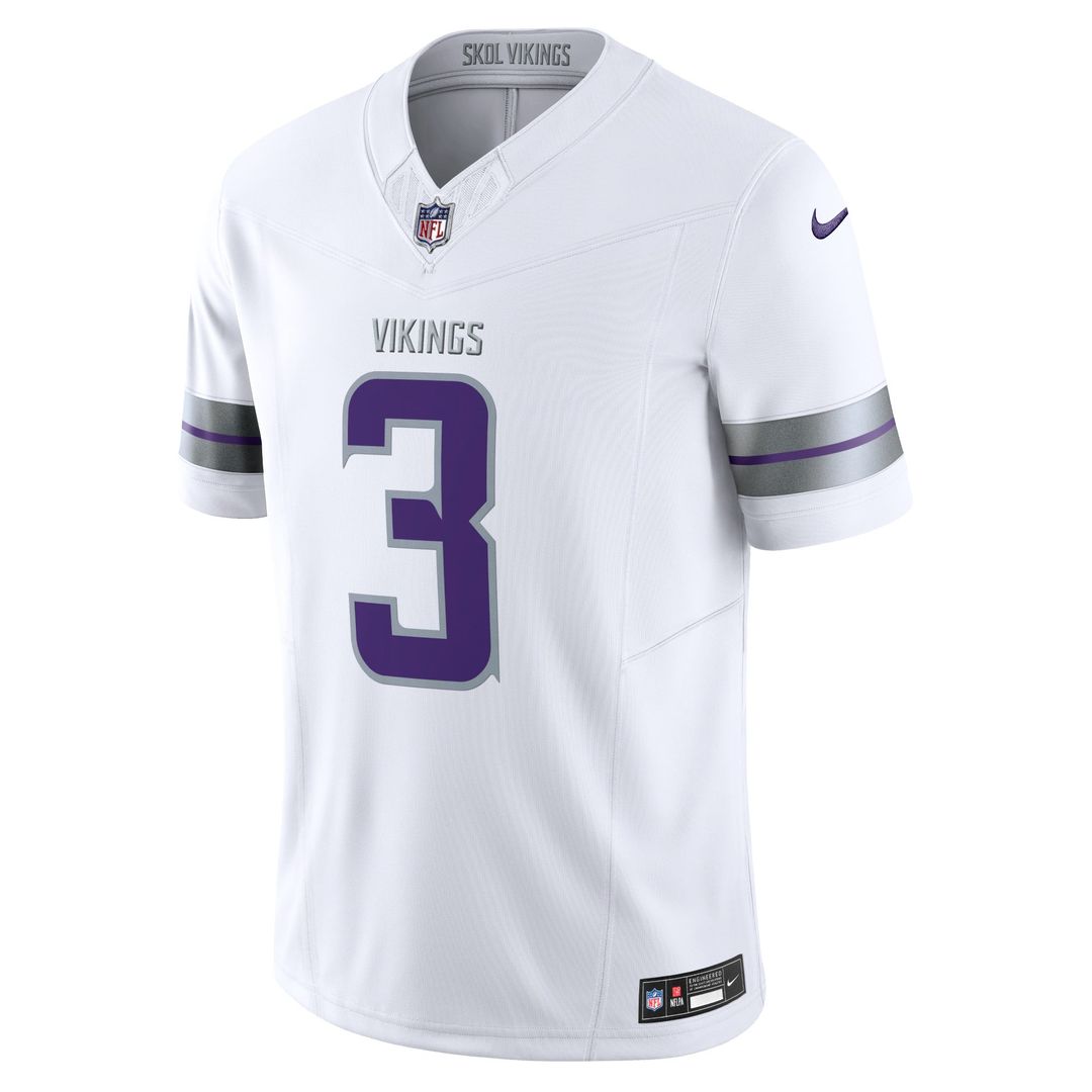Jordan Addison Minnesota Vikings Nike White Alternate Vapor F.U.S.E. Limited Jersey