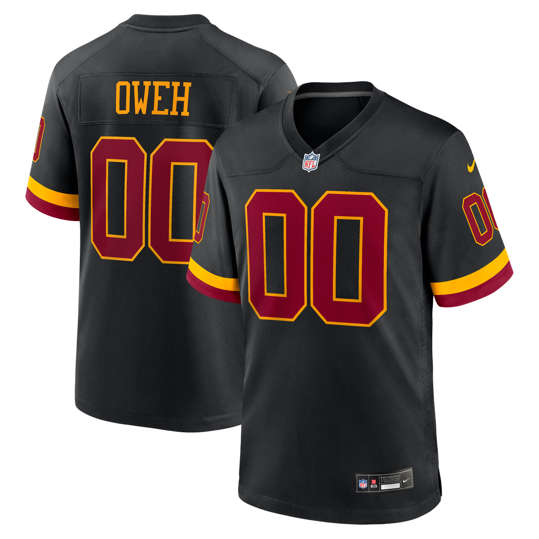 Odafe Oweh Washington Commanders Nike Black Hail Raiser Alternate Game Jersey