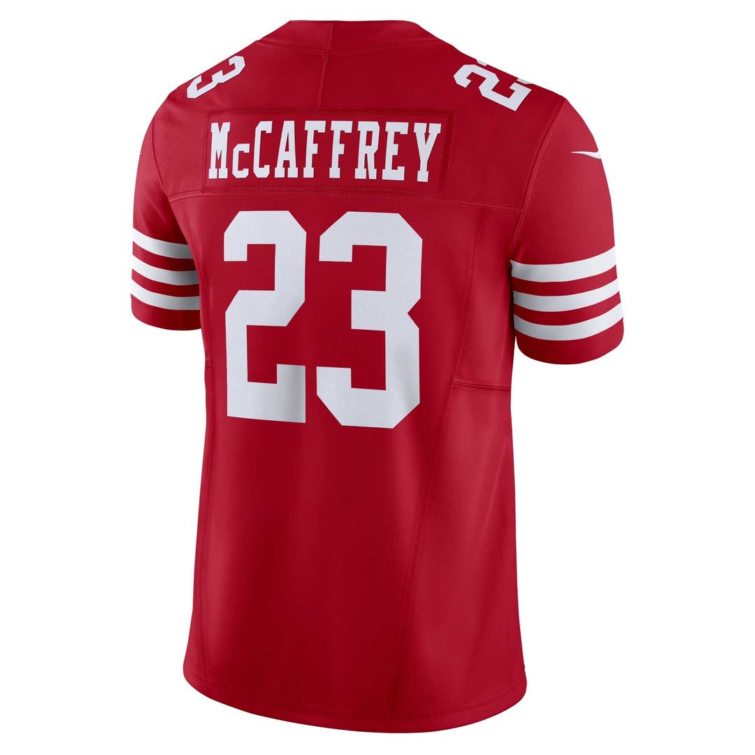 Christian McCaffrey San Francisco 49ers Nike White Vapor F.U.S.E. Limited 2nd Alternate Jersey
