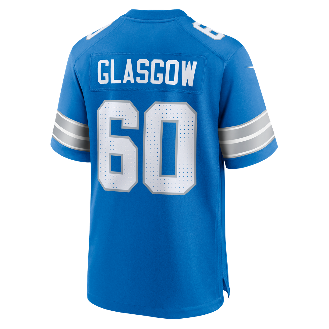 Graham Glasgow Detroit Lions Nike Blue Team Game Jersey