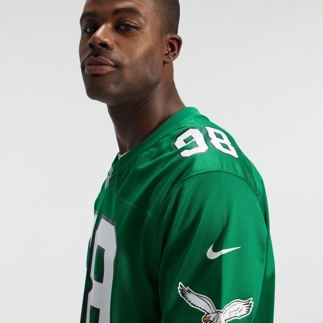 Jalen Carter Philadelphia Eagles Nike Midnight Green Team Game Jersey