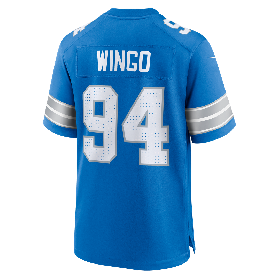 Mekhi Wingo Detroit Lions Nike Blue Team Game Jersey