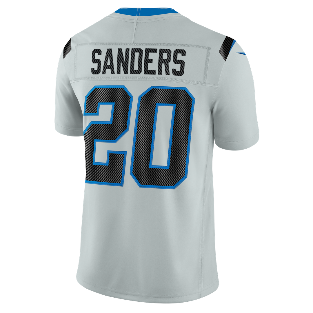 Barry Sanders Detroit Lions Nike Silver 2026 Rivalries Collection Stitched Limited Jersey
