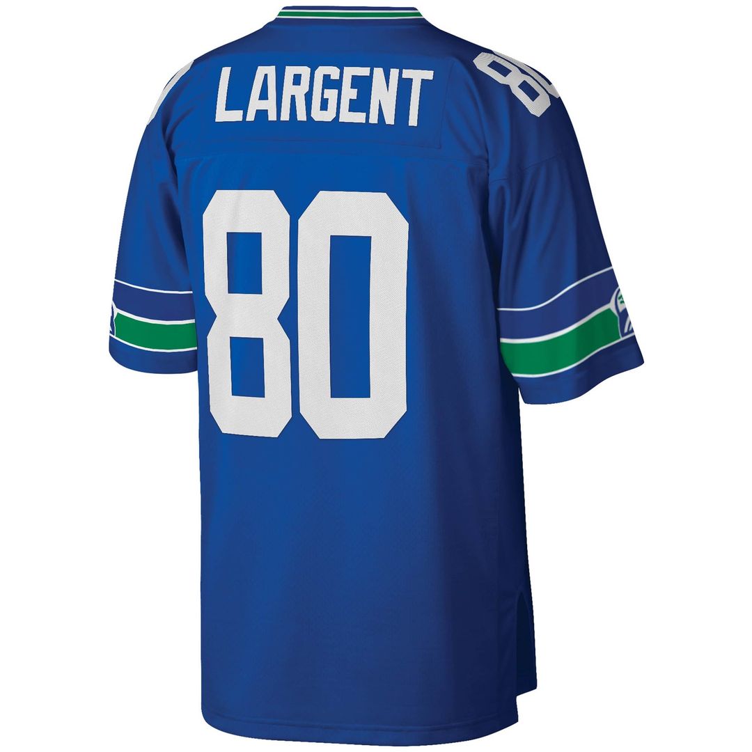 Steve Largent Seattle Seahawks Mitchell & Ness Royal Legacy Replica Jersey