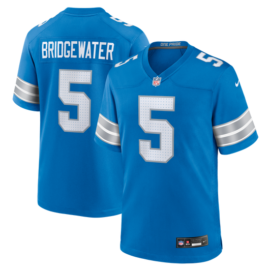 Teddy Bridgewater Detroit Lions Nike Blue Team Game Jersey