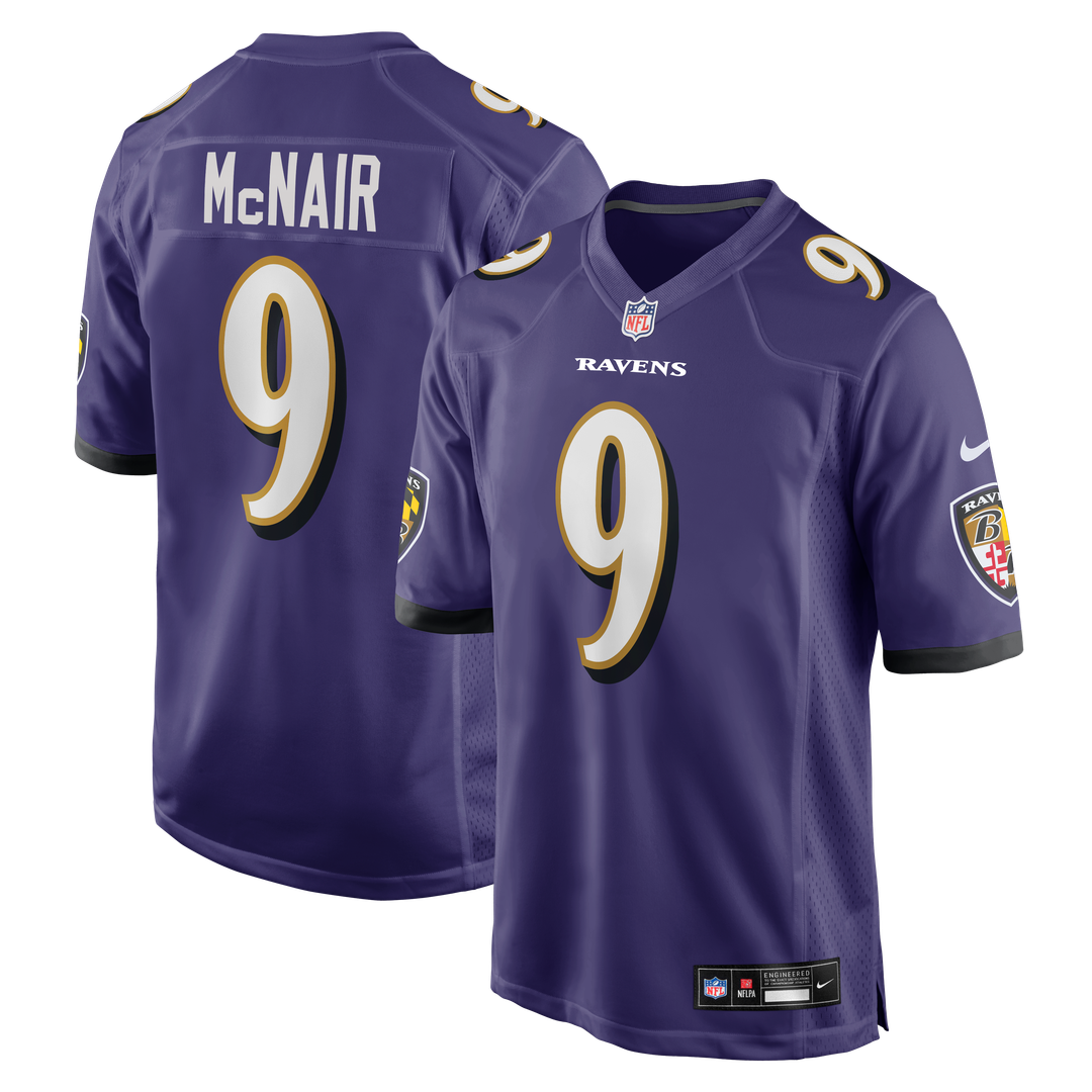 Steve McNair Baltimore Ravens Nike Purple Game Retired Player Jersey