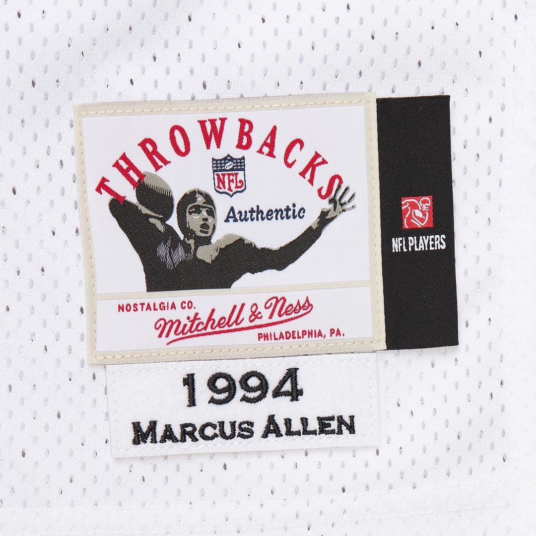 Marcus Allen Kansas City Chiefs 1994 Mitchell & Ness White Authentic Throwback Retired Player Jersey
