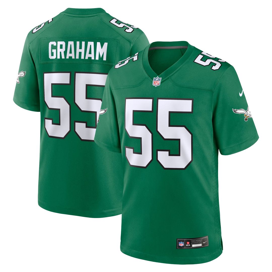 Brandon Graham Philadelphia Eagles Nike Kelly Green Alternate Game Jersey