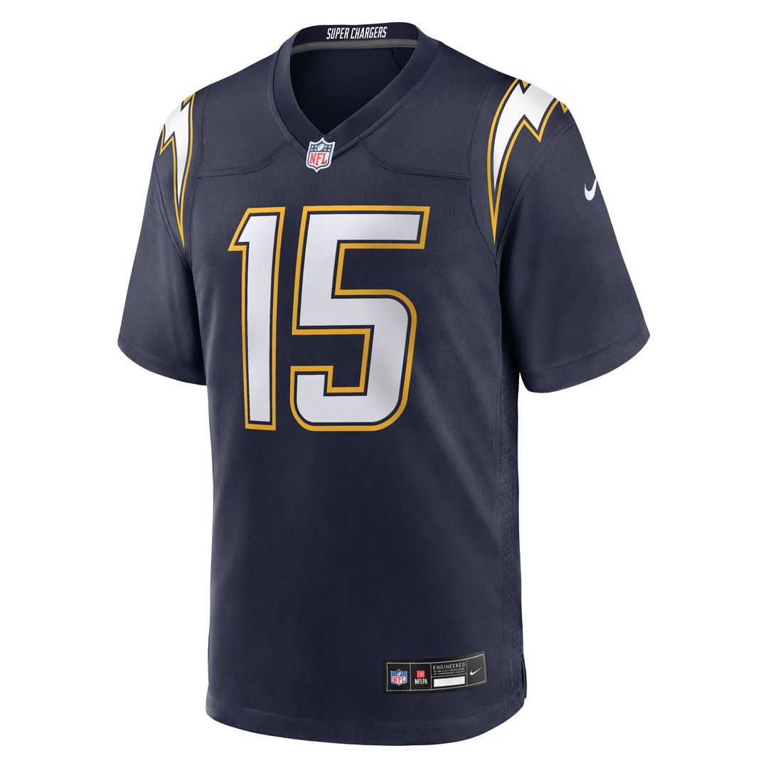 Ladd McConkey Los Angeles Chargers Nike Navy Alternate Super Chargers Game Player Jersey
