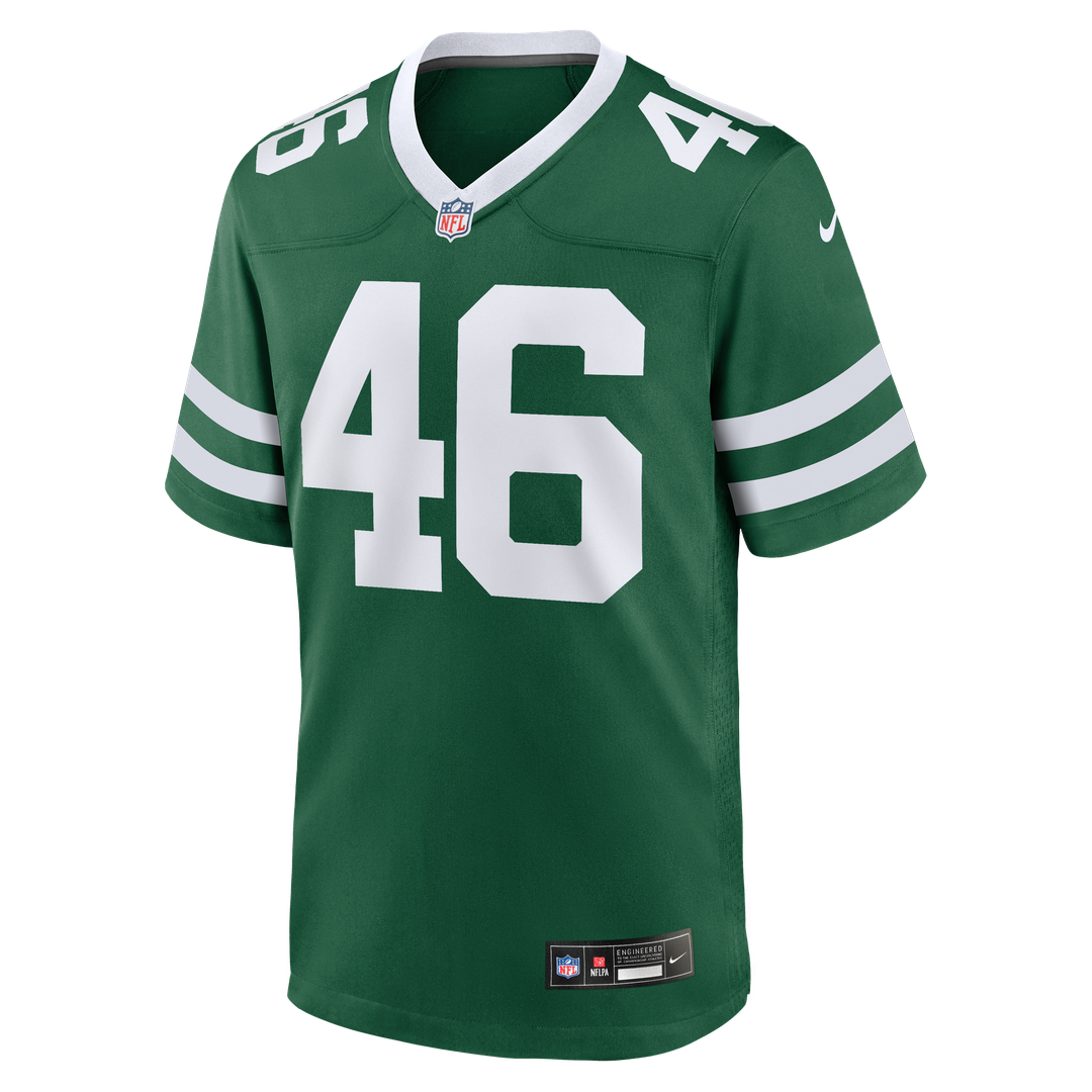 Joseph Ossai New York Jets Nike Legacy Green Team Game Jersey
