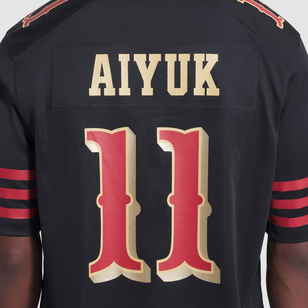 Brandon Aiyuk San Francisco 49ers Nike Black Rivalries Collection Game Jersey