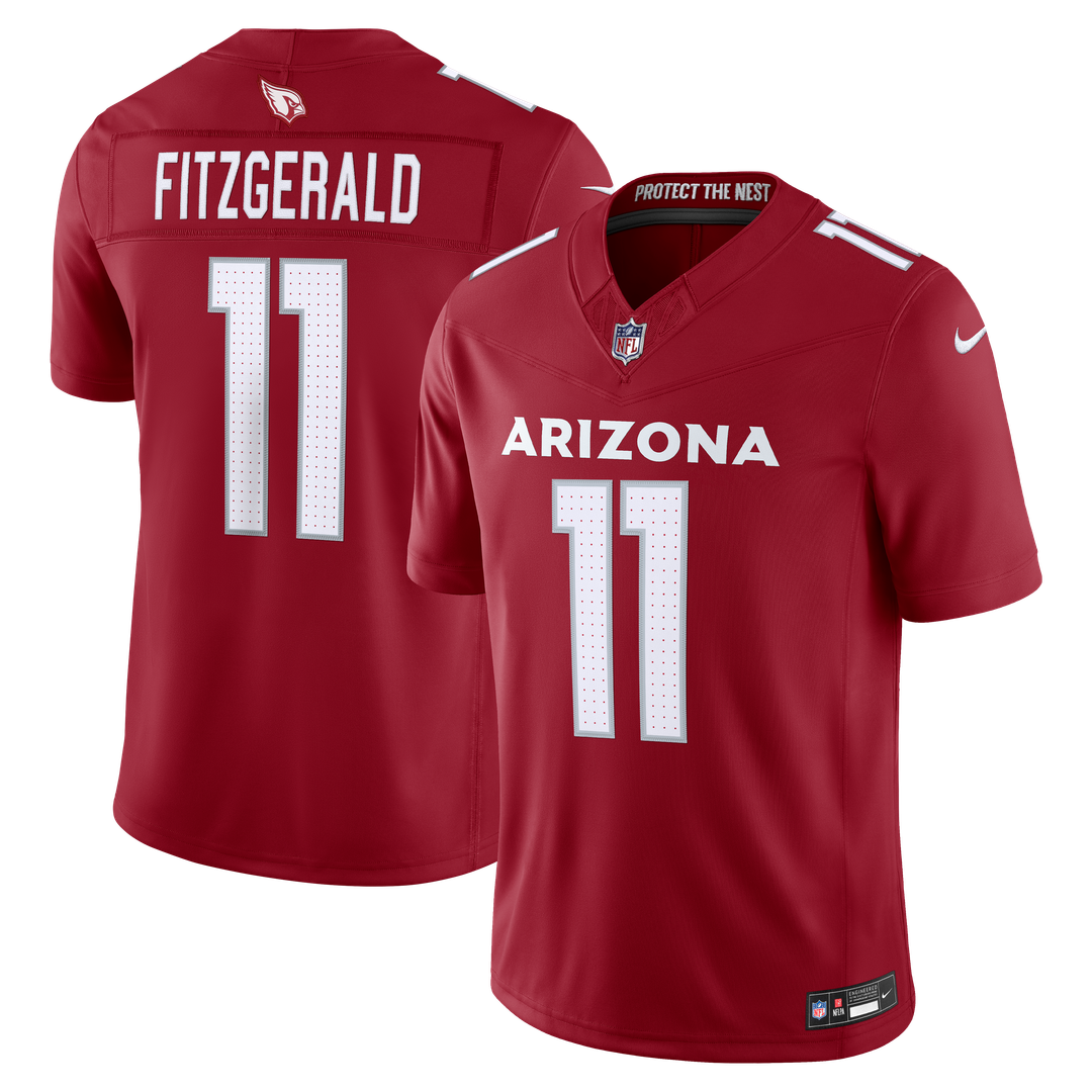 Larry Fitzgerald Arizona Cardinals Nike Cardinal Vapor F.U.S.E. Stitched Retired Limited Jersey