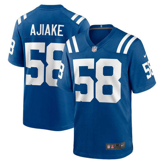 Austin Ajiake Indianapolis Colts Nike Royal Game Jersey