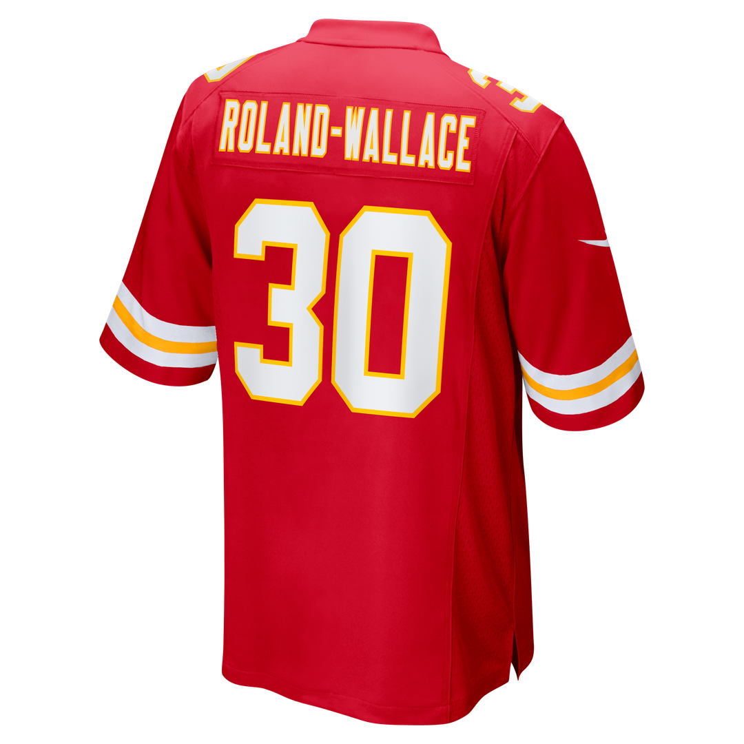Chris Roland-Wallace Kansas City Chiefs Nike Red Game Jersey