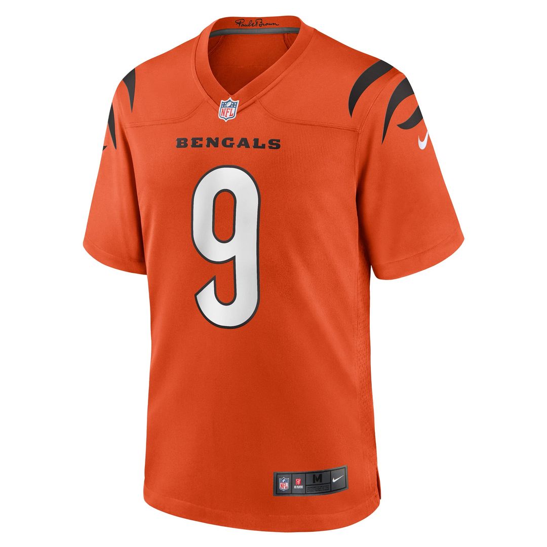 Joe Burrow Cincinnati Bengals Nike Black Player Game Jersey