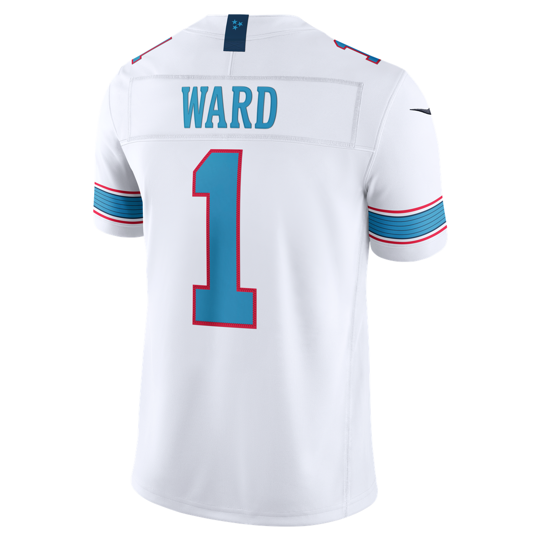 Cameron Ward Tennessee Titans Nike Light Blue Team Vapor F.U.S.E. Stitched Limited Jersey