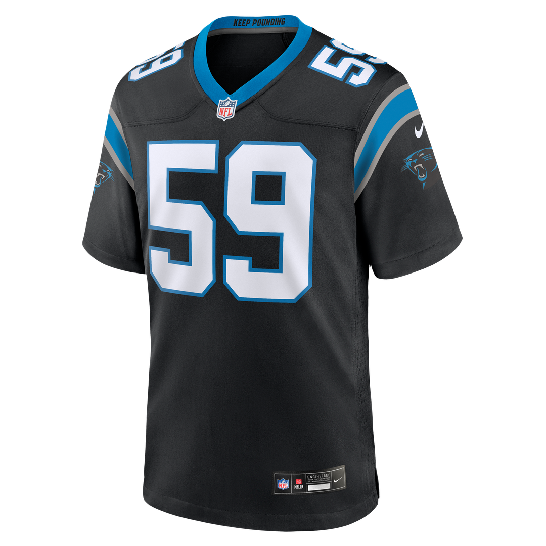 Luke Kuechly Carolina Panthers Nike Black Team Game Jersey