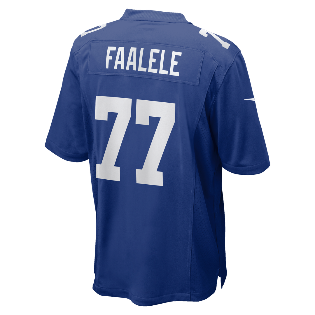 Daniel Faalele New York Giants Nike Royal Team Game Jersey