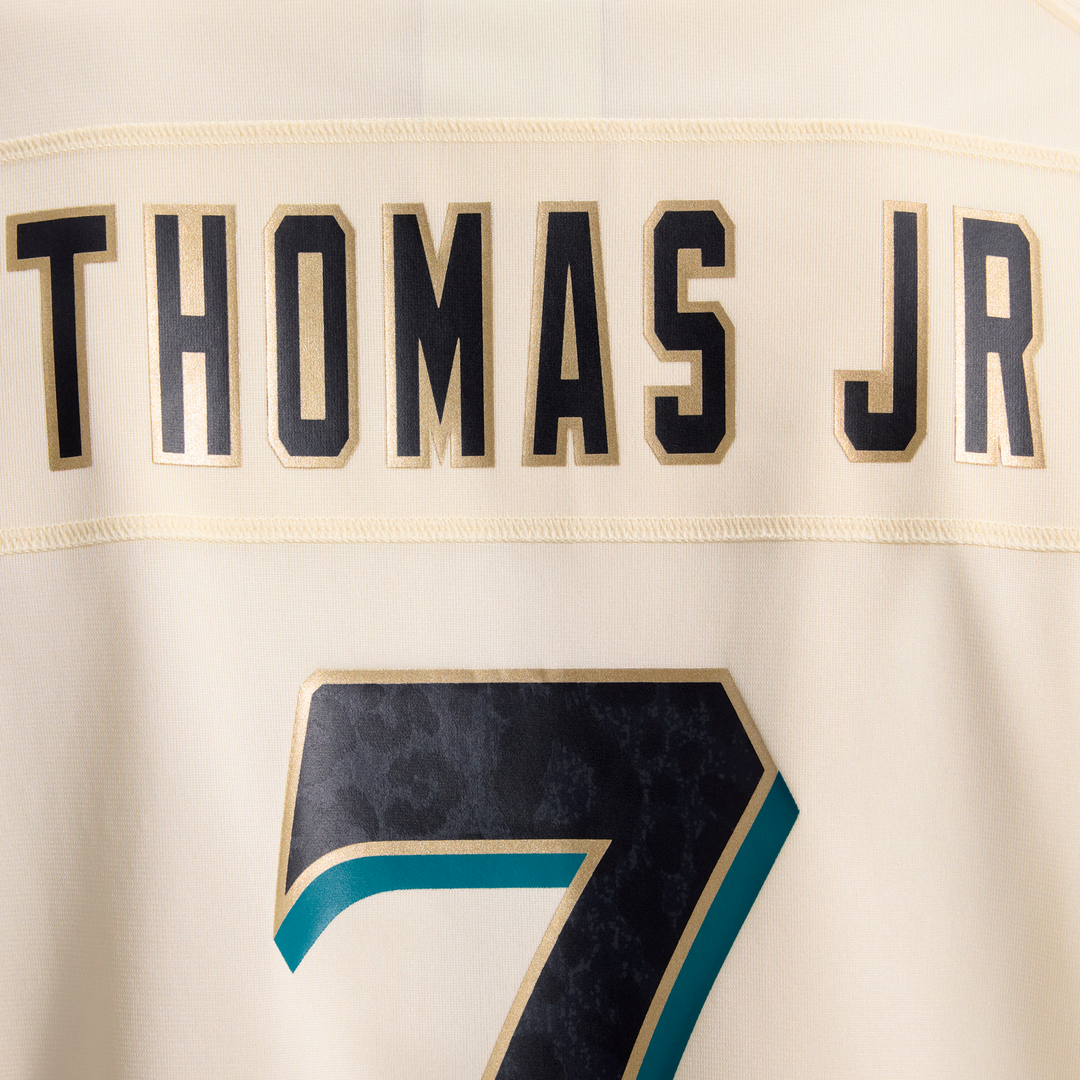 Brian Thomas Jr. Jacksonville Jaguars Nike Natural 2026 Rivalries Collection Game Jersey